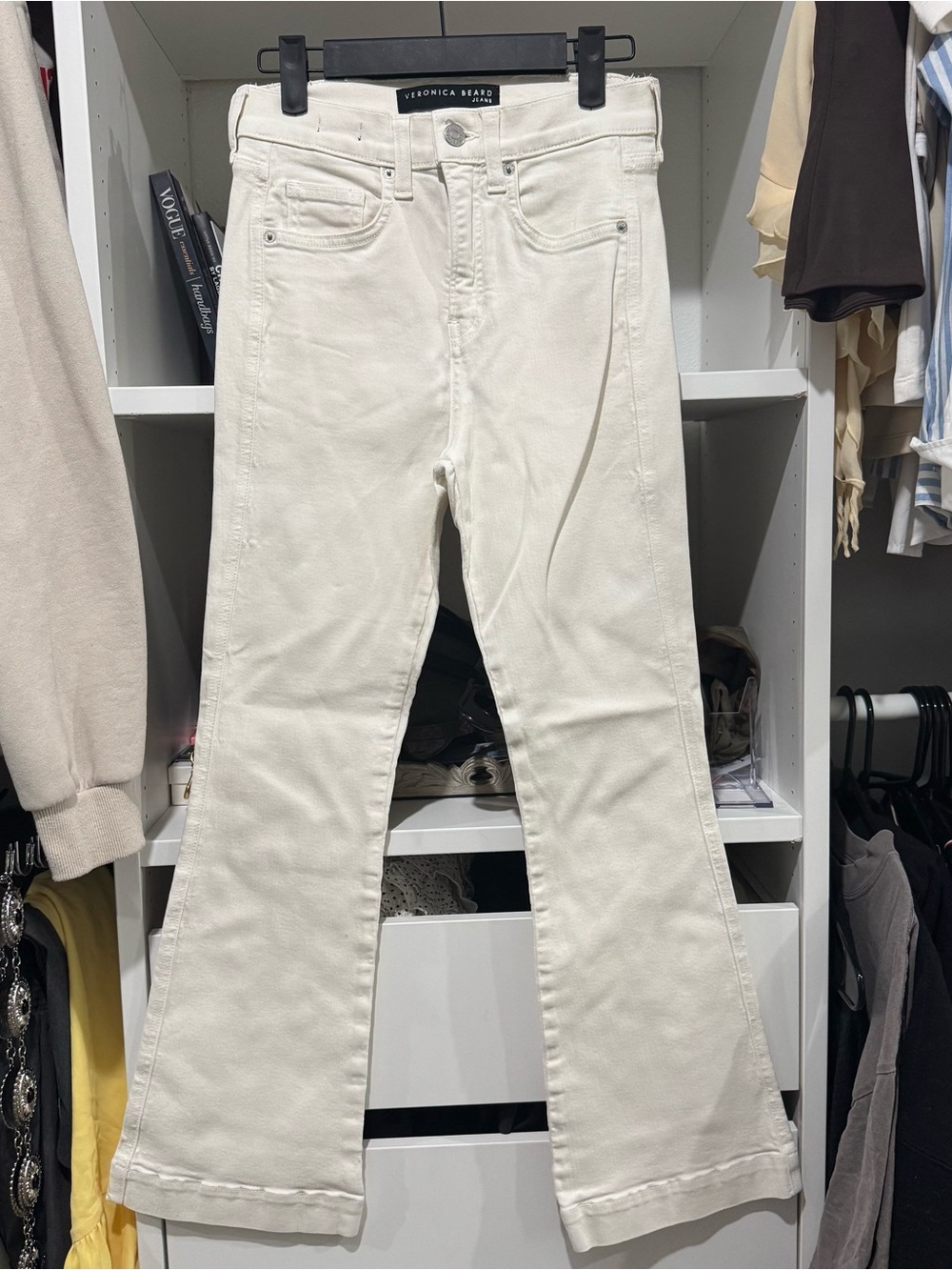 Veronica Beard Carson ankle Flare high rise Jeans